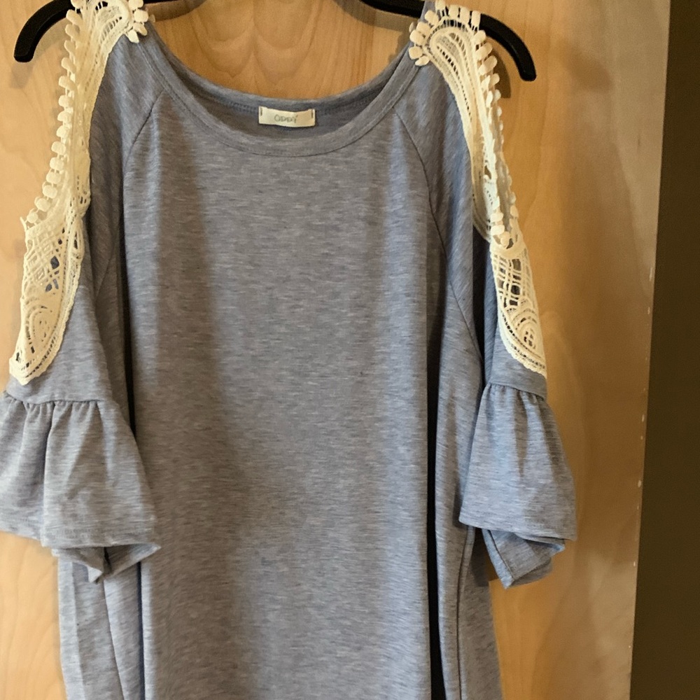 Boutique Cold Shoulder Top